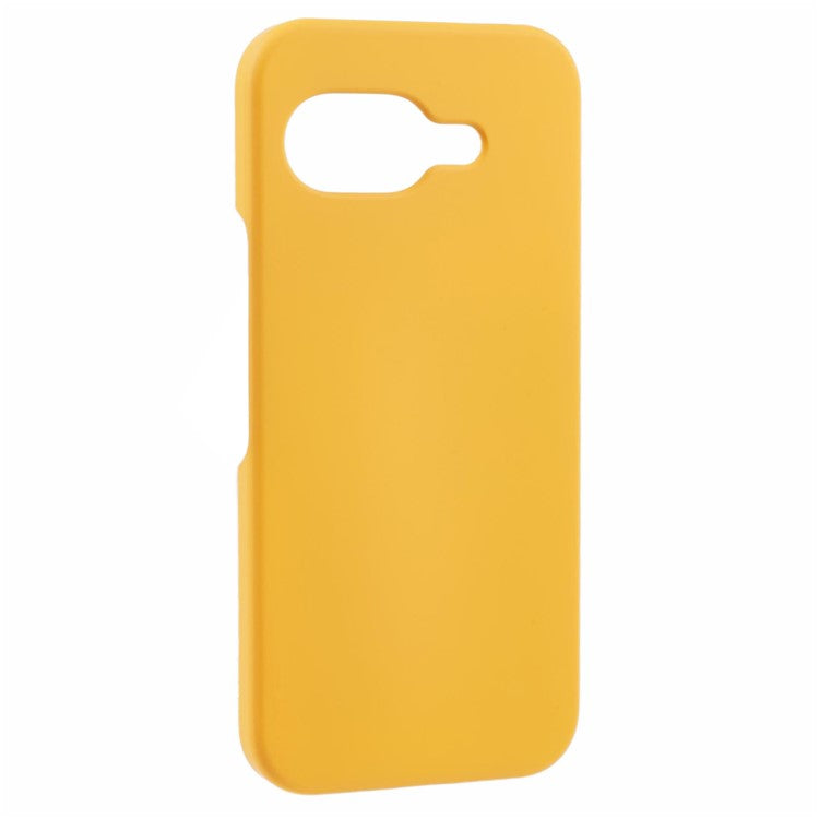 For Google Pixel 9a Case Hard PC Frosted Minimalist Phone Cover - Yellow