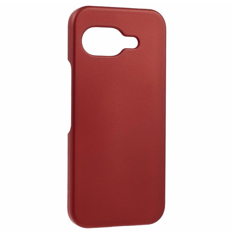 For Google Pixel 9a Case Hard PC Frosted Minimalist Phone Cover - Red