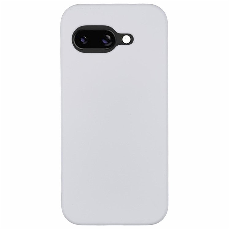 For Google Pixel 9a Case Hard PC Frosted Minimalist Phone Cover - White