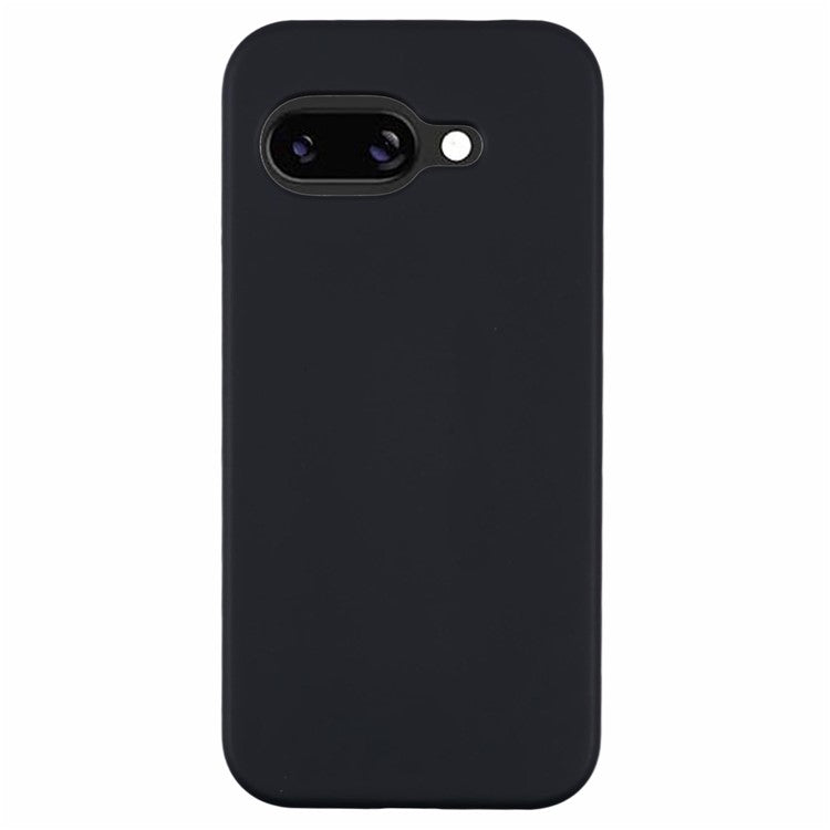 For Google Pixel 9a Case Hard PC Frosted Minimalist Phone Cover - Black