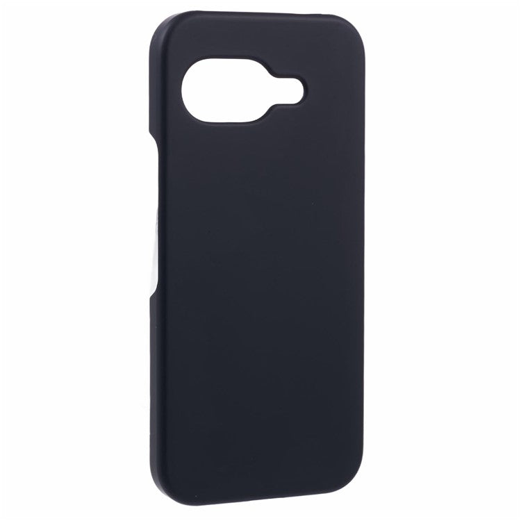 For Google Pixel 9a Case Hard PC Frosted Minimalist Phone Cover - Black