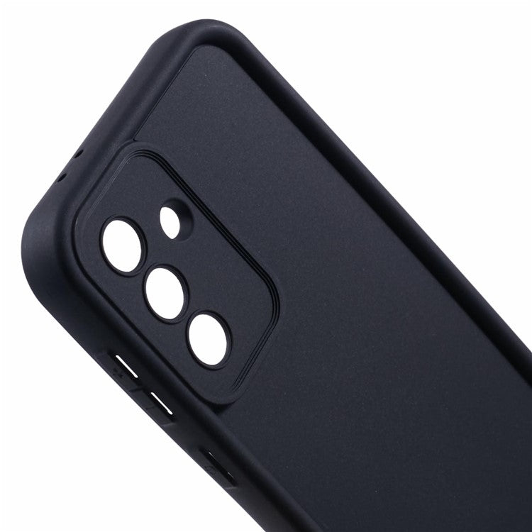 For Samsung Galaxy A36 5G Case Grooved Design TPU Anti-Slip Phone Cover - Black