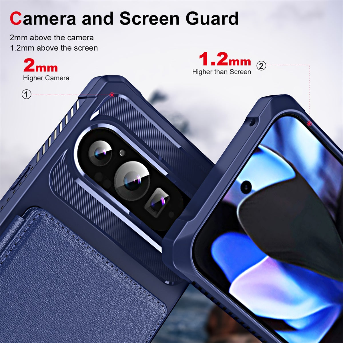 For Google Pixel 9 Pro XL ENKAY Hat-Prince Wallet Card Slot Kickstand PU Leather +TPU Back Phone Cover with Camera Lens Film - Black