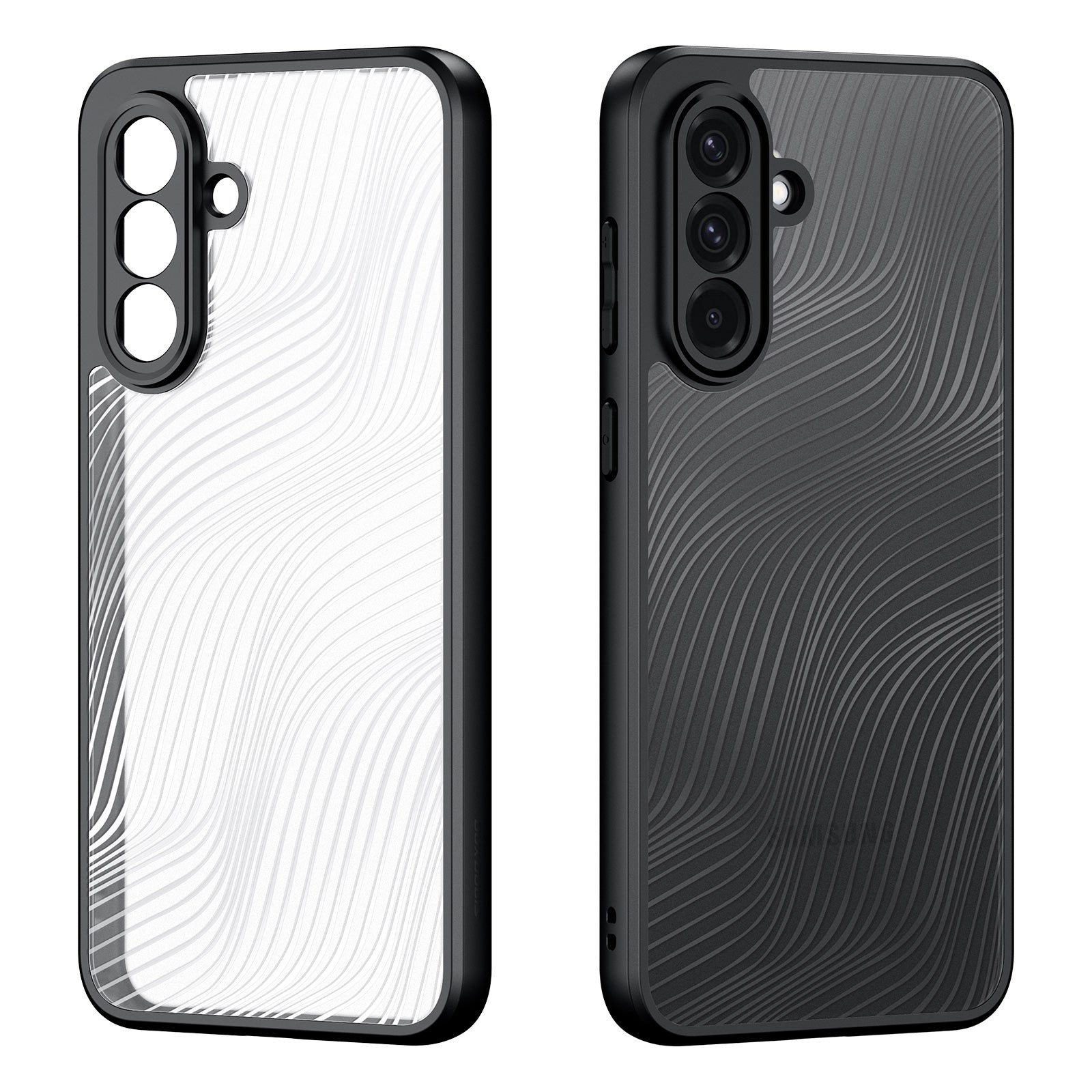 For Samsung Galaxy A56 5G / A36 5G Case DUX DUCIS Aimo Series TPU+PC Matte Drop-Proof Phone Cover (REACH Certification) - Black