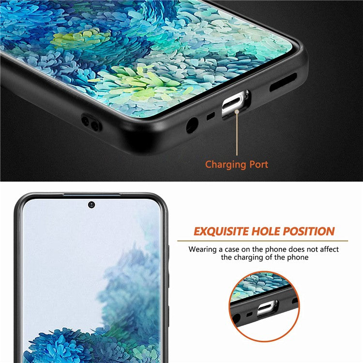 Phone Case For Xiaomi Redmi 14C 4G / 14R 5G / Poco C75 4G Carbon Fiber Texture PU+PC+TPU Back Cover - Apricot