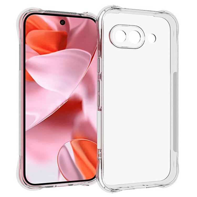 WANLONFENG WL Series for Google Pixel 9a TPU Case 2.0mm Phone Cover with Tempered Glass Film