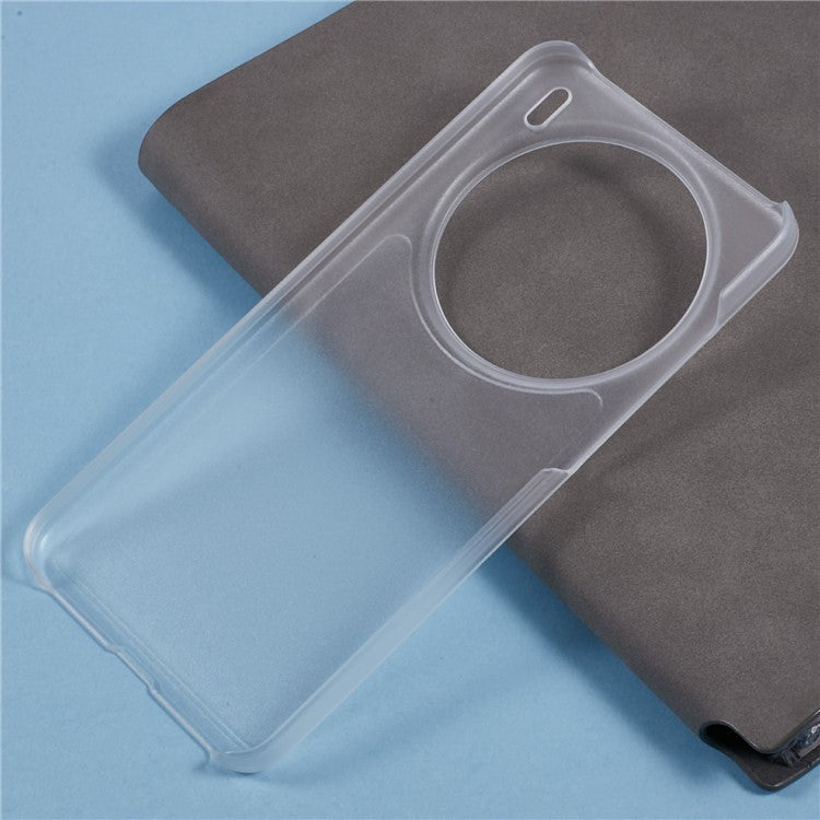 For vivo X200 Pro 5G Case Hard PC Frosted Minimalist Phone Cover - Transparent