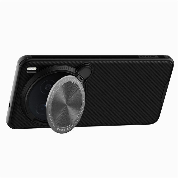 NILLKIN Camshield Prop Magnetic Series for vivo X200 Pro 5G Case Compatible with MagSafe PC+TPU Phone Cover with Camera Cover - Black