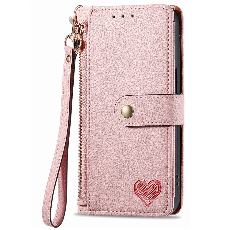 For vivo T3 Ultra 5G Case RFID Blocking Zipper Pocket Leather Wallet Phone Cover - Pink