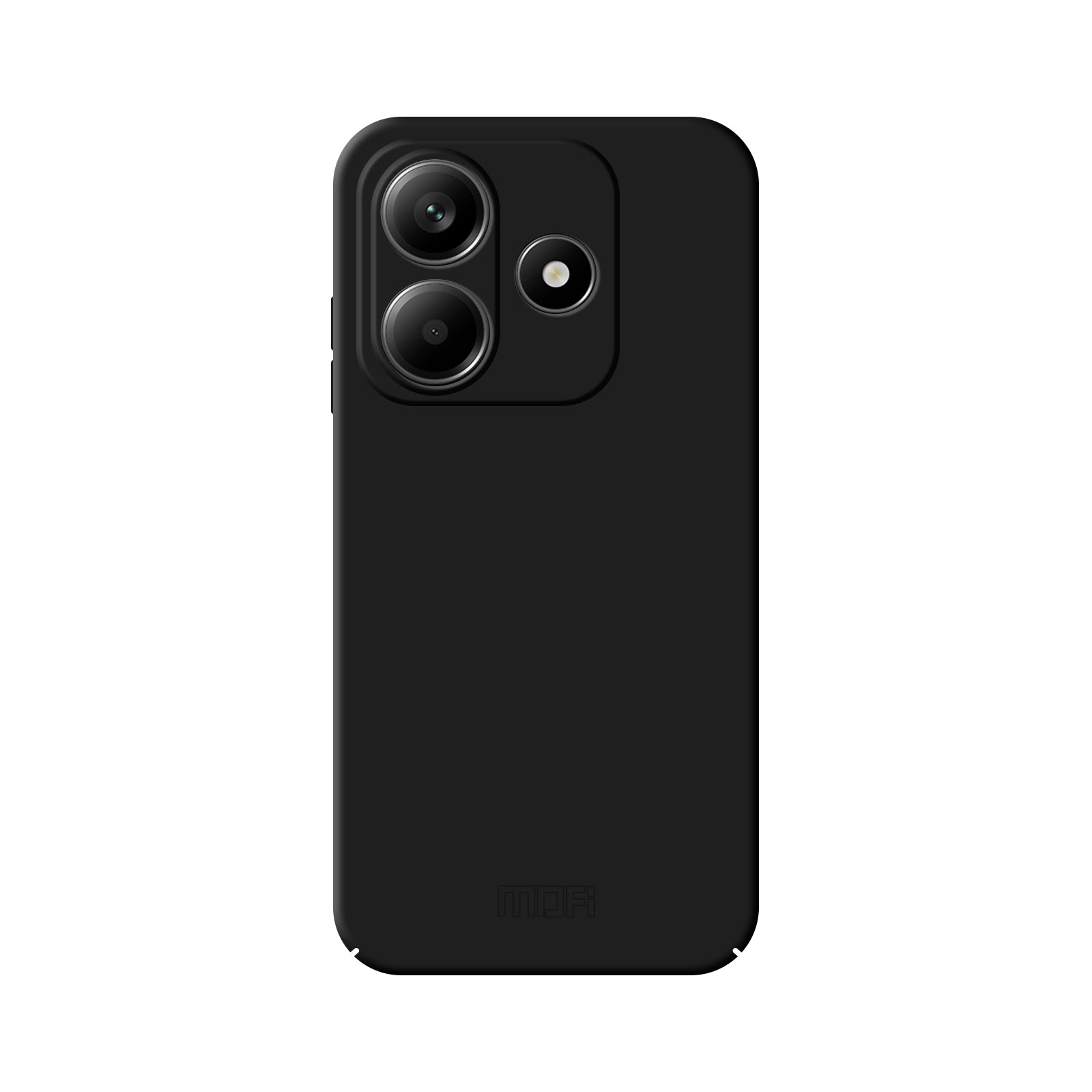 For Xiaomi Redmi Note 14 5G MOFI JK Qin Series Skin-Touch Matte Phone Case Acrylic+TPU Shockproof Cover - Black