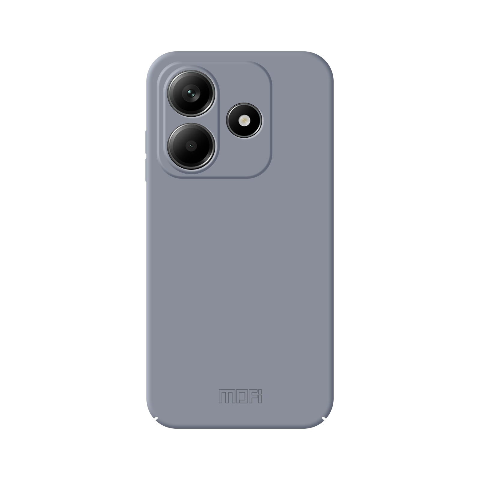 For Xiaomi Redmi Note 14 5G MOFI JK Qin Series Skin-Touch Matte Phone Case Acrylic+TPU Shockproof Cover - Gray