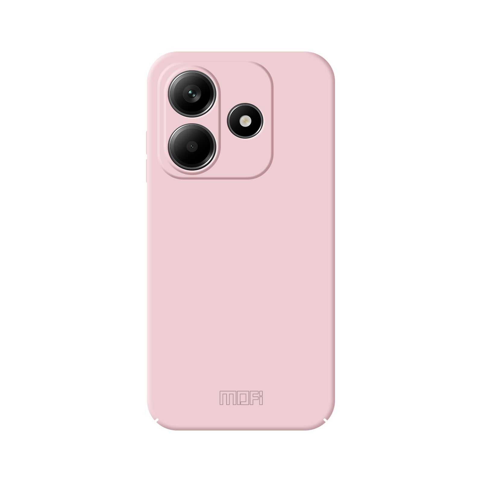 For Xiaomi Redmi Note 14 5G MOFI JK Qin Series Skin-Touch Matte Phone Case Acrylic+TPU Shockproof Cover - Pink