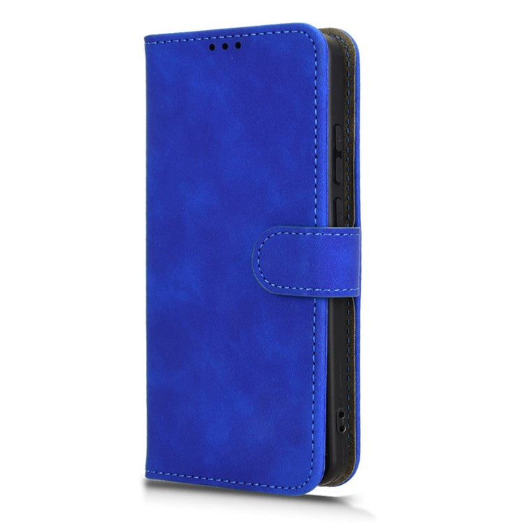 For vivo X200 Pro 5G Leather Case Skin-Feel Anti-Drop Wallet Flip Phone Cover - Blue