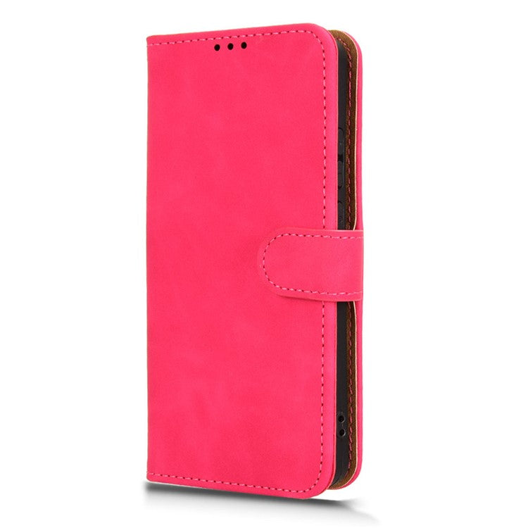 For vivo X200 Pro 5G Leather Case Skin-Feel Anti-Drop Wallet Flip Phone Cover - Rose