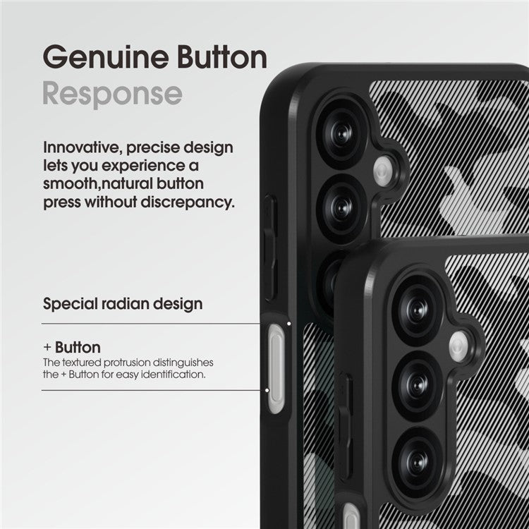 IBMRS For Samsung Galaxy A16 5G / 4G Case TPU + PC Heavy Duty Shockproof Phone Cover Camera Protection - Artistic Camouflage