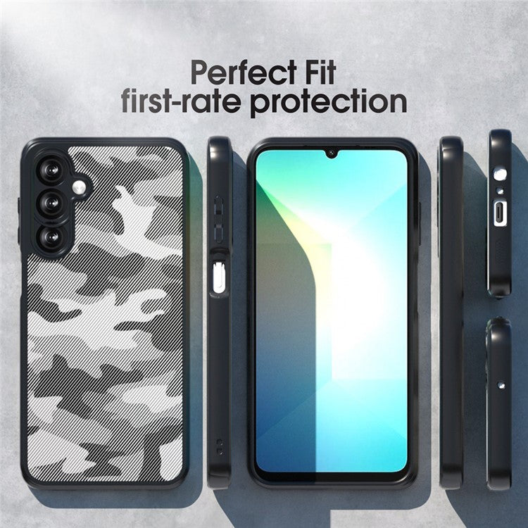 IBMRS For Samsung Galaxy A16 5G / 4G Case TPU + PC Heavy Duty Shockproof Phone Cover Camera Protection - Artistic Camouflage