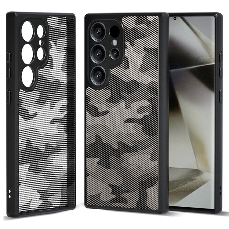 IBMRS For Samsung Galaxy S25 Ultra Case TPU + PC Heavy Duty Shockproof Phone Cover Camera Protection - Artistic Camouflage