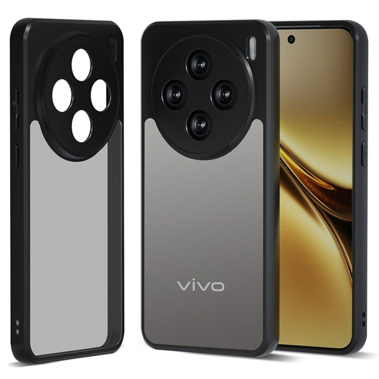 IBMRS For vivo X200 5G Case TPU + PC Heavy Duty Shockproof Phone Cover Camera Protection - Matte Black