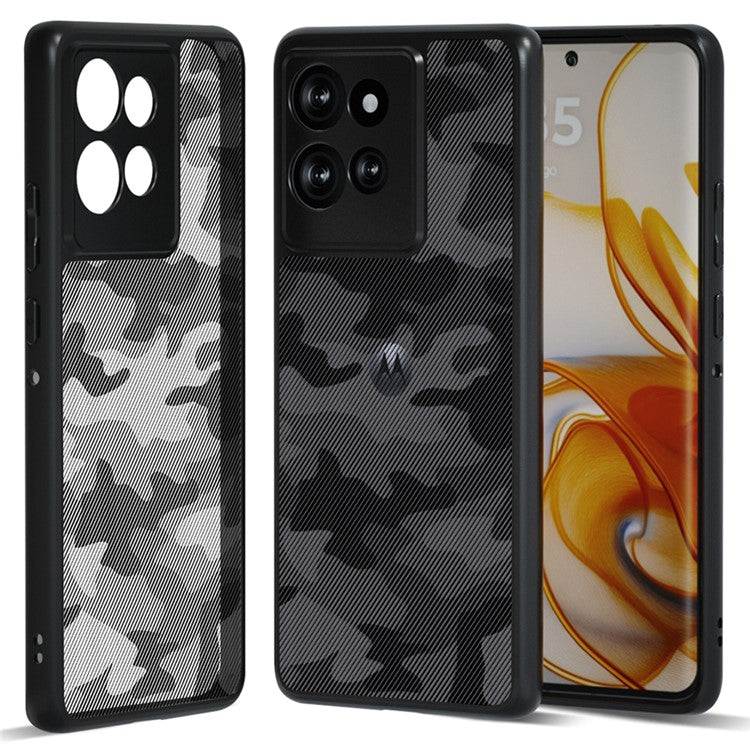 IBMRS For Motorola Edge 50 5G Case TPU + PC Heavy Duty Shockproof Phone Cover Camera Protection - Artistic Camouflage