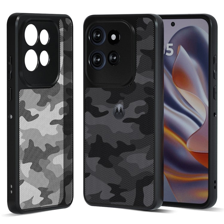 IBMRS For Motorola Edge 50 Neo 5G / S50 5G Case TPU + PC Heavy Duty Shockproof Phone Cover Camera Protection - Artistic Camouflage