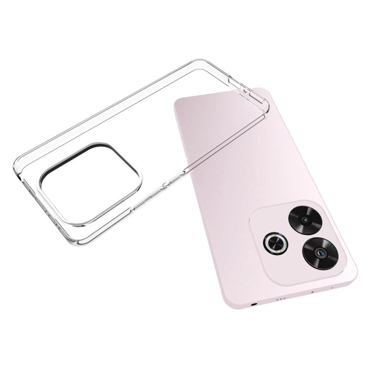 For Xiaomi Redmi Note 14 5G Clear Phone Case Watermark-Resistant TPU Back Cover