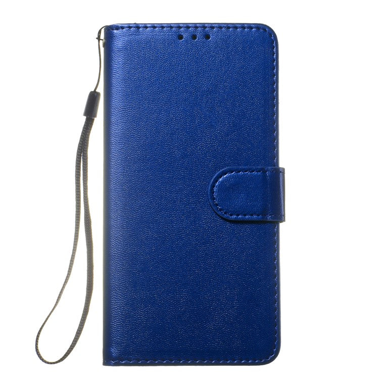 For Google Pixel 9a Case with Card Holder PU Leather Flip Wallet Phone Cover - Blue