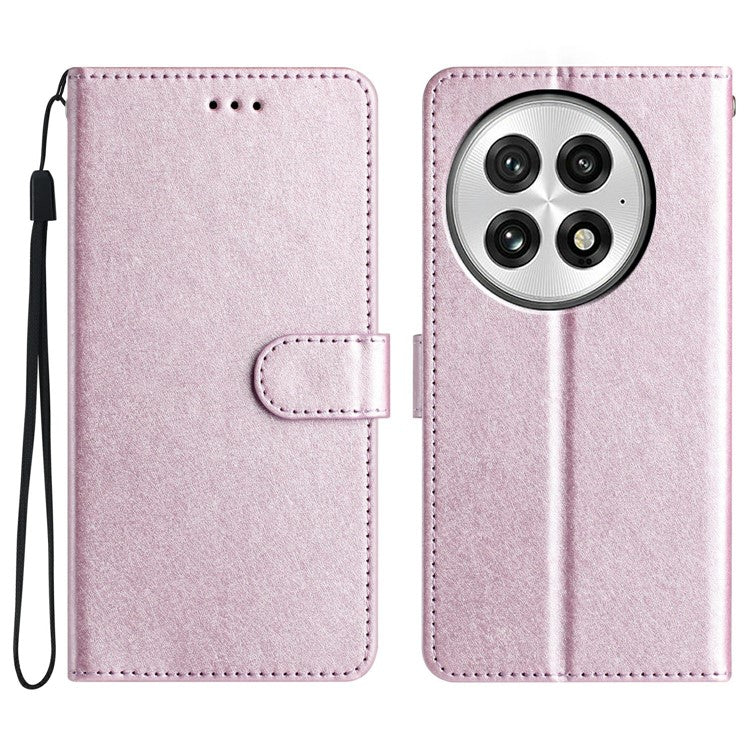 For OnePlus 13 Wallet Case Leather Folio Phone Cover Magnetic Clasp - Light Purple