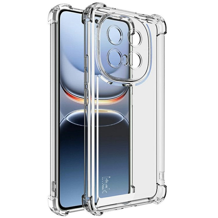 IMAK UX-4 Series for vivo iQOO 13 5G Clear Phone Case Four Corner Shockproof TPU Back Cover