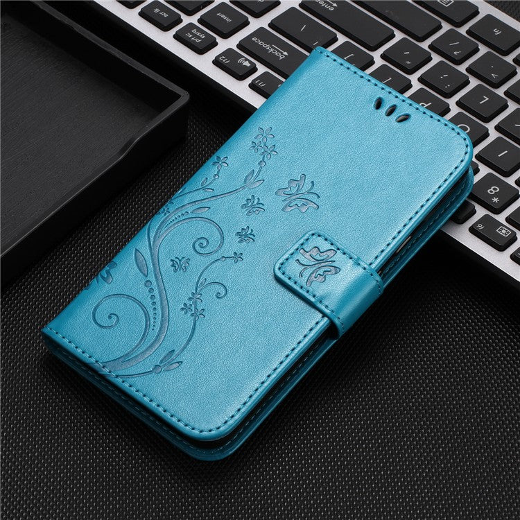 For Google Pixel 9a Case PU Leather Phone Wallet Cover with Strap - Blue