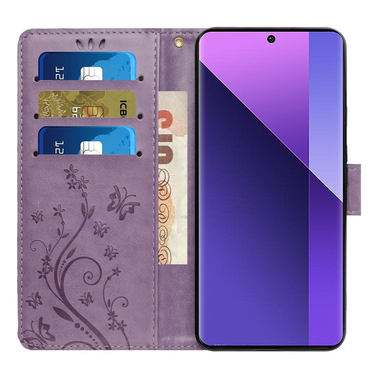 For Google Pixel 9a Case PU Leather Phone Wallet Cover with Strap - Light Purple