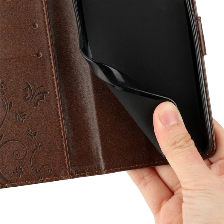 For Google Pixel 9a Case PU Leather Phone Wallet Cover with Strap - Brown