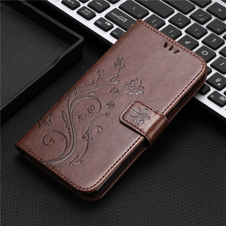 For Google Pixel 9a Case PU Leather Phone Wallet Cover with Strap - Brown