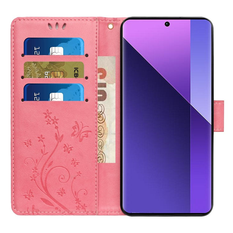 For Google Pixel 9a Case PU Leather Phone Wallet Cover with Strap - Pink