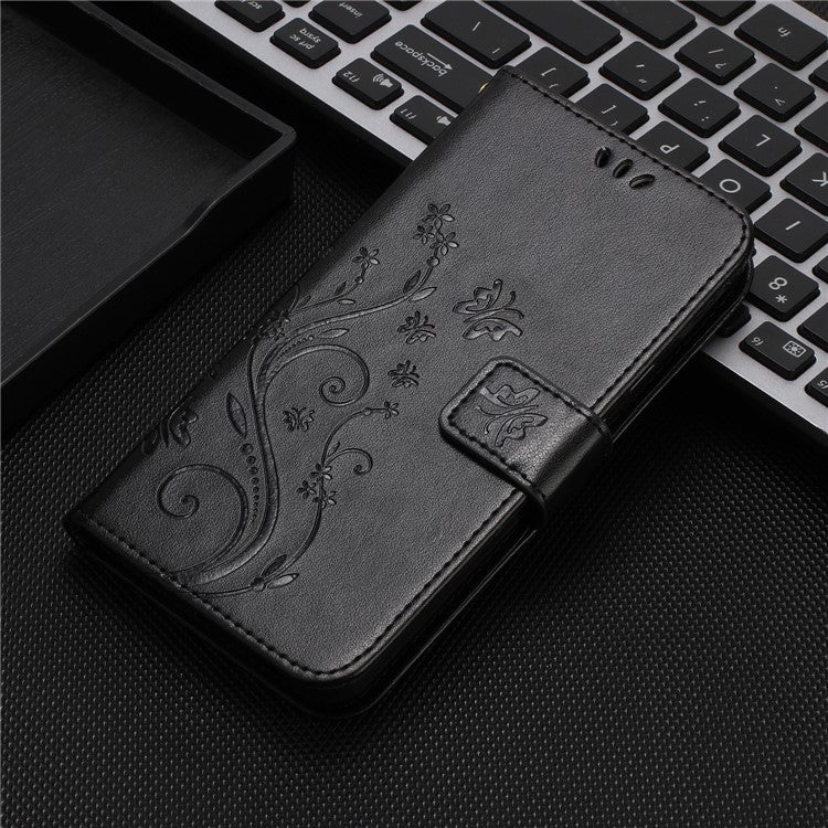 For Google Pixel 9a Case PU Leather Phone Wallet Cover with Strap - Black