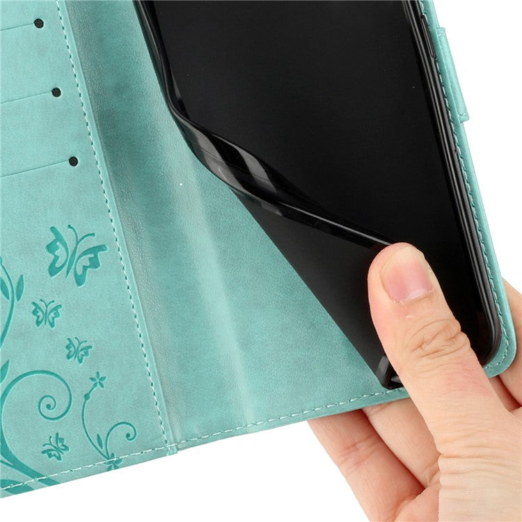 For Xiaomi Redmi Note 14 5G Case PU Leather Phone Wallet Cover with Strap - Baby Blue