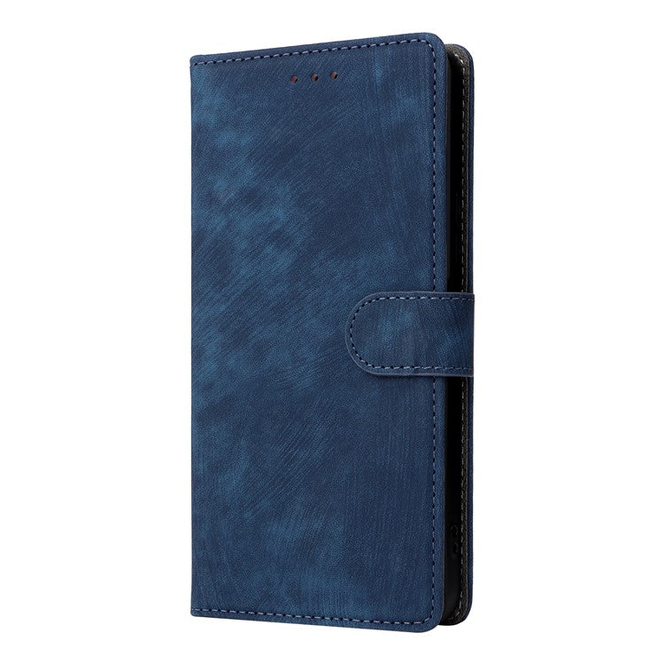 For vivo Y19s 4G Wallet Case RFID Blocking PU Leather Cover Stand View - Blue