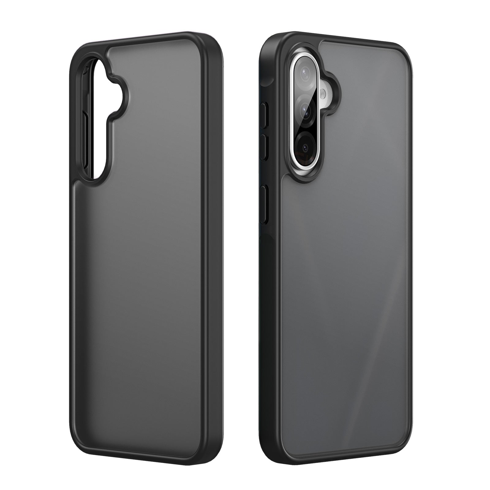 For Samsung Galaxy A56 5G / A36 5G Case DUX DUCIS Yind Series Matte Anti-Fingerprint TPU+PC Phone Back Cover - Black