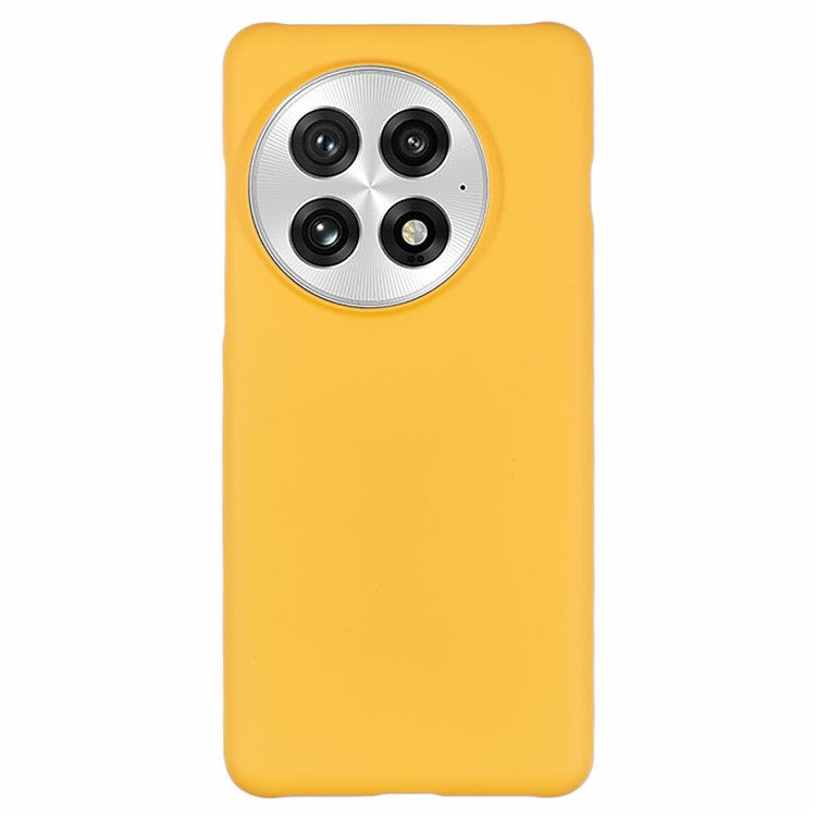 For OnePlus 13 Case Hard PC Frosted Minimalist Phone Cover - Yellow