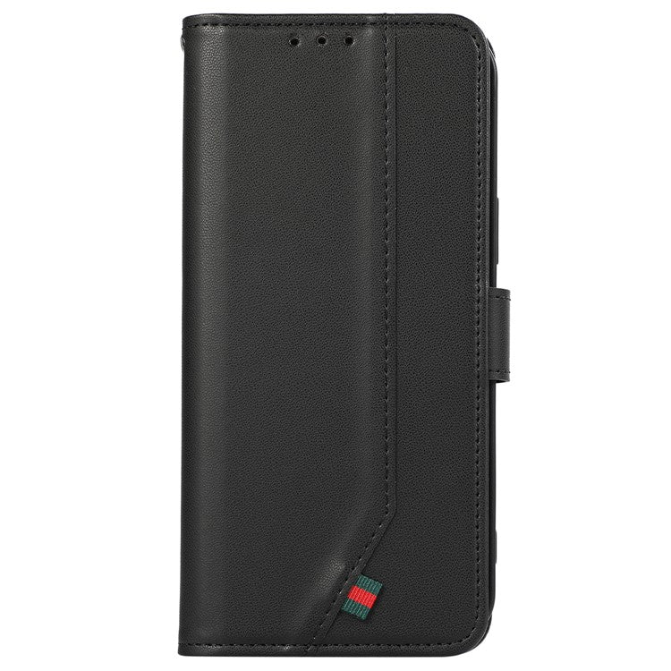 For Google Pixel 9a Case RFID Blocking Flip Leather Phone Cover - Black