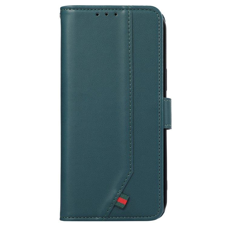 For Google Pixel 9a Case RFID Blocking Flip Leather Phone Cover - Green