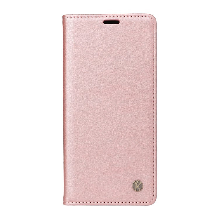 YIKATU YK-001 For vivo V40 Lite (Indonesia) 5G / V40 Lite (Indonesia) 4G	 Stand Case Leather Phone Cover - Rose Gold