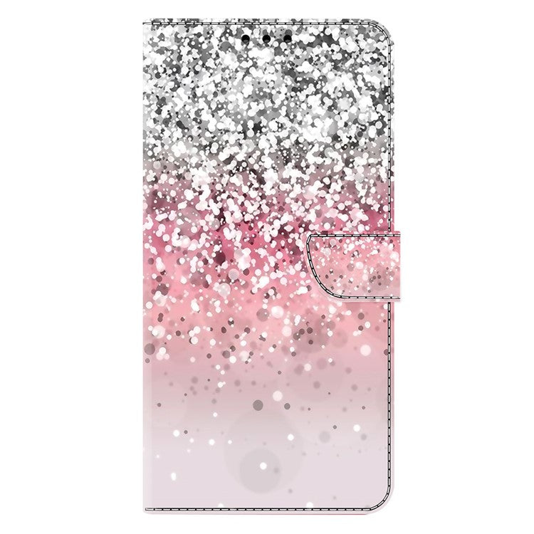 Phone Case For Xiaomi Redmi 14C 4G / 14R 5G / Poco C75 4G Magnetic Clasp 3D Pattern Leather Wallet Phone Cover - Gradient