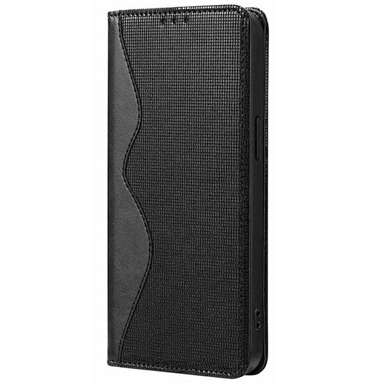 Leather Case For Xiaomi Redmi 14C 4G / 14R 5G / Poco C75 4G Wallet Stand Phone Cover with RFID Blocking - Black