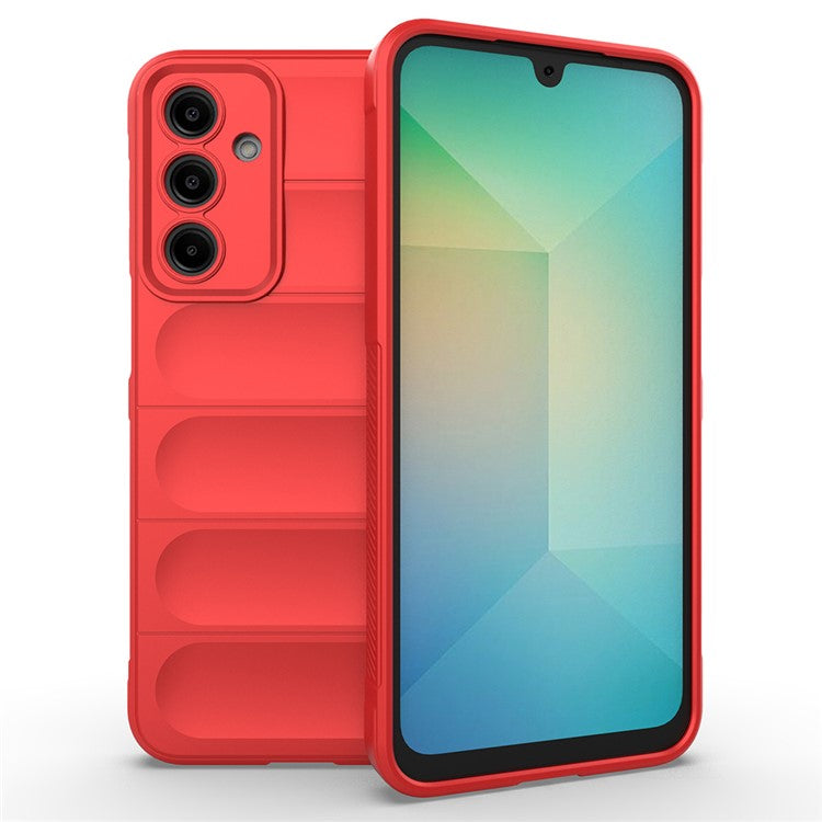 For Samsung Galaxy A26 5G Case Anti-Drop Soft TPU Rugged Phone Back Cover - Red