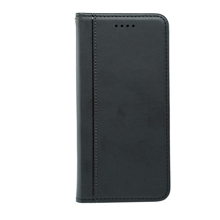 HX01 For Motorola Moto G75 5G Wallet Case Magnetic Closing PU Leather Phone Cover - Black