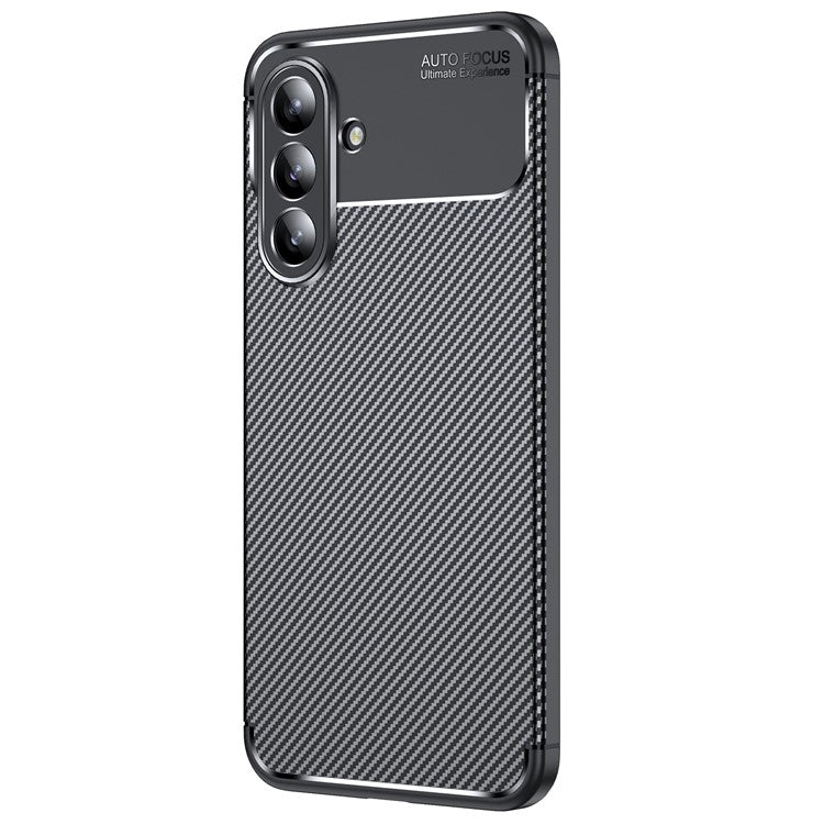 For Samsung Galaxy A36 5G Case Carbon Fiber Texture TPU Phone Cover Heat Dissipation