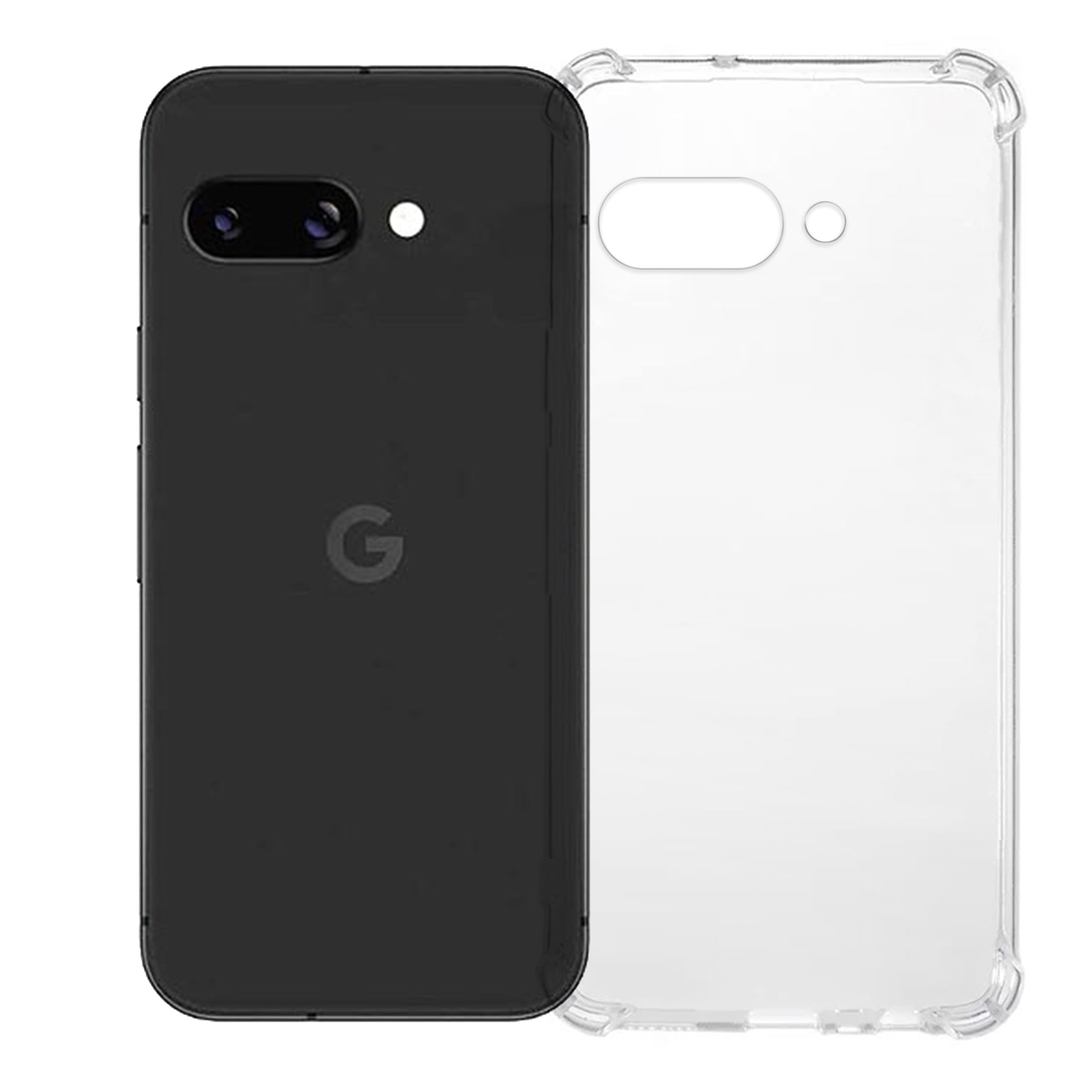 For Google Pixel 9a Case KALEBOL KLB-TPU001  1.5mm TPU Transparent Anti-Drop Phone Cover - Transparent