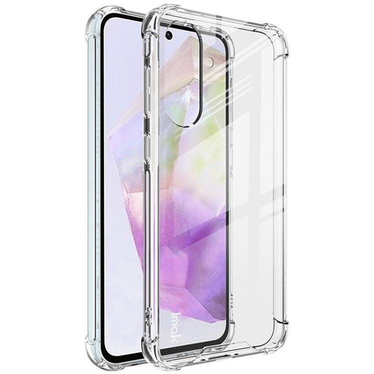 IMAK For Samsung Galaxy A36 5G Case PC+TPU Shockproof Clear Phone Cover