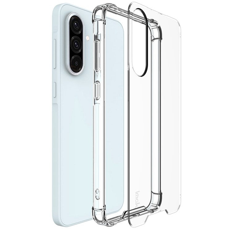 IMAK For Samsung Galaxy A36 5G Case PC+TPU Shockproof Clear Phone Cover