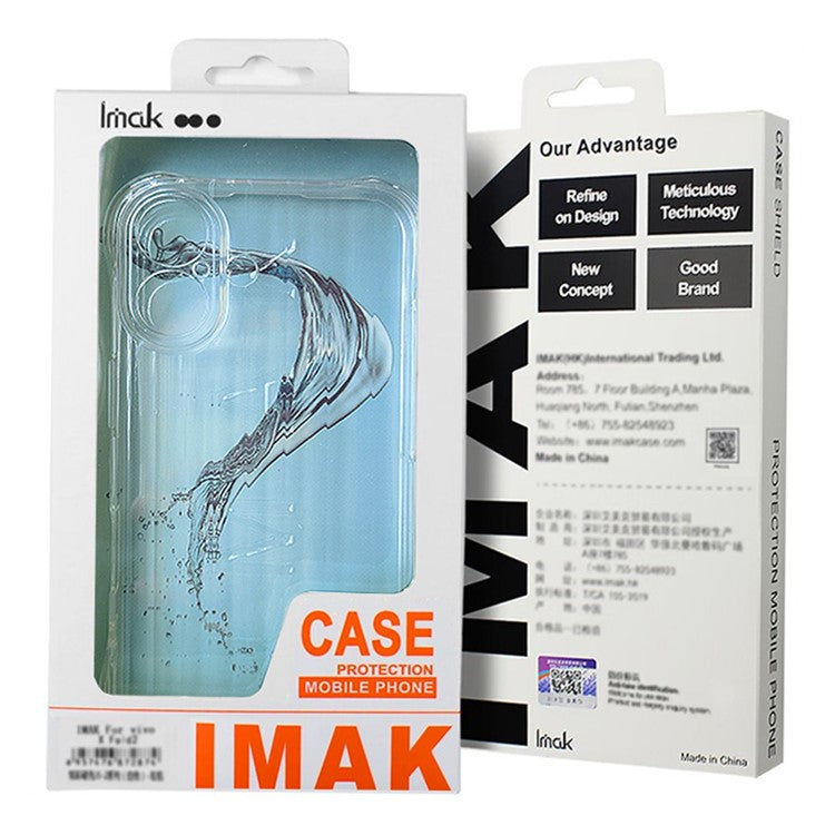 IMAK For Samsung Galaxy A36 5G Case PC+TPU Shockproof Clear Phone Cover